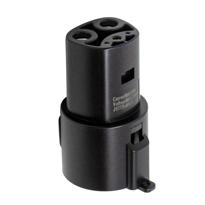Steps to using a J1772 adapter with a Tesla EV to charging in a Level 2 Charger - J1772 to Tesla (NACS) EV Charging Adapter