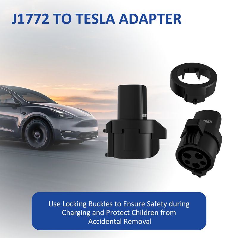 J1772 to Tesla EV Charging Adapter |  80Amp |240V
