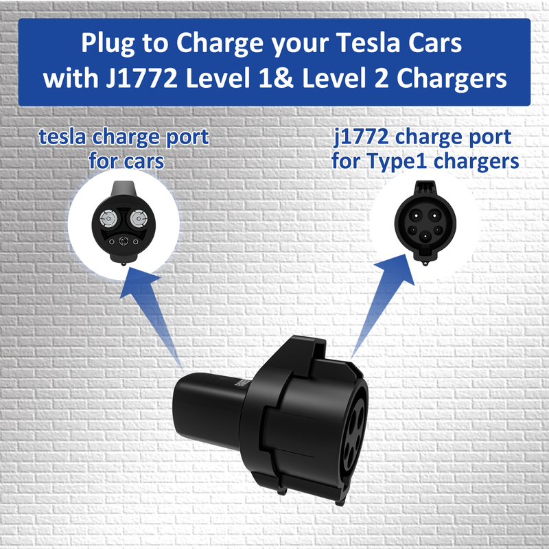 J1772 to Tesla EV Charging Adapter |  80Amp |240V