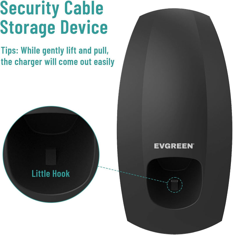 Tesla EV Charger and Cord Holder
