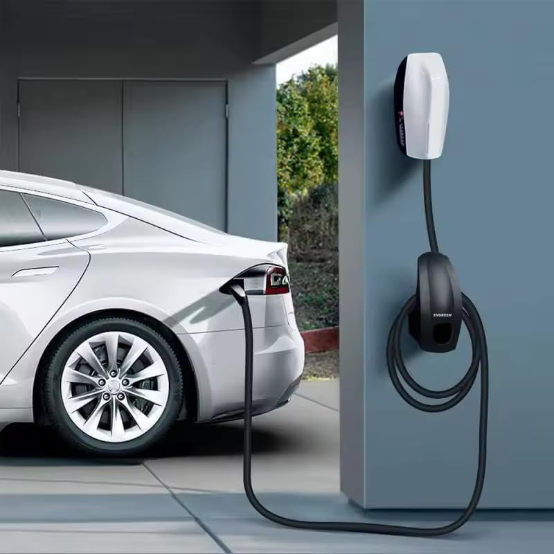 Tesla EV Charger and Cord Holder